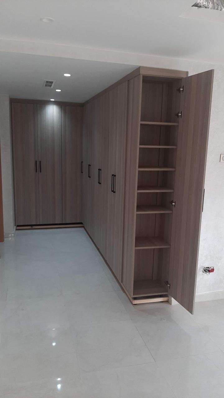 Étagère Murale Éclairée Noyer